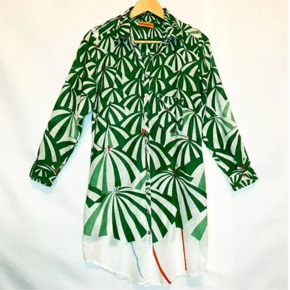 Roberta Freymann / Roberta Roller Rabbit Umbrella Print Cotton Tunic